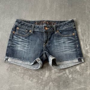 Express Raw Hem Jean Shorts!